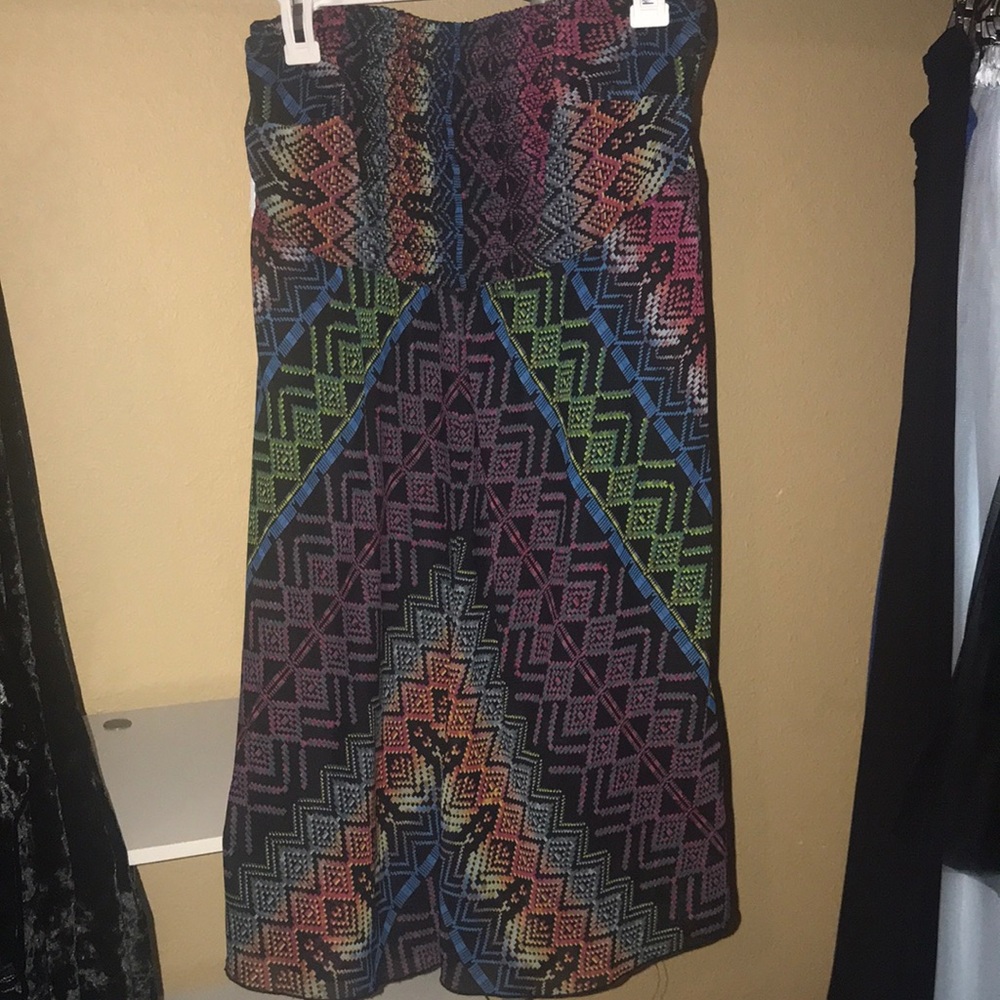 Printed short dress